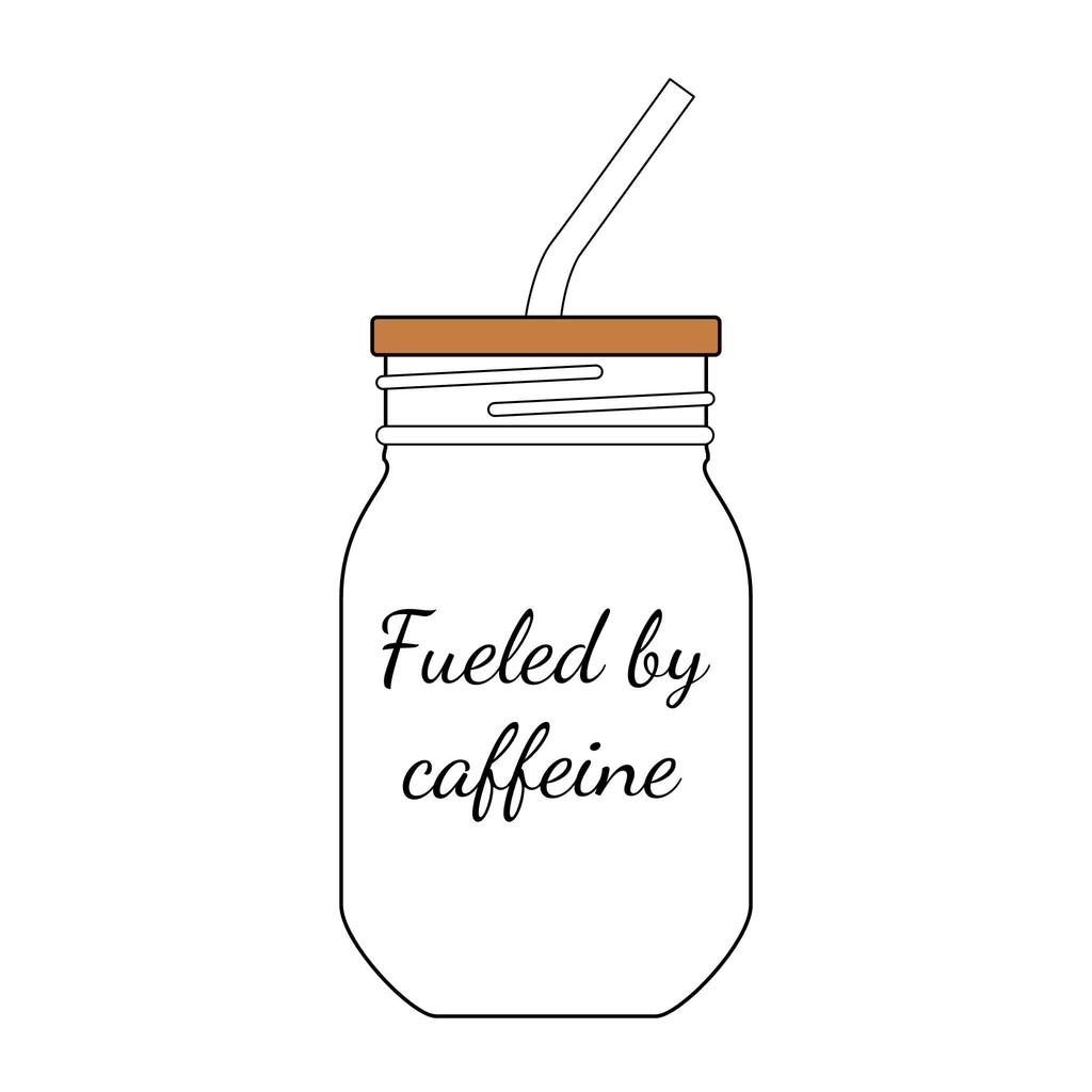Personalize it! 16oz Engraved Glass Sipper – Straw Cup