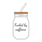 Personalize it! 16oz Engraved Glass Sipper – Straw Cup