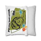 Retro 'Per My Last Email: No.' Throw Pillowcase