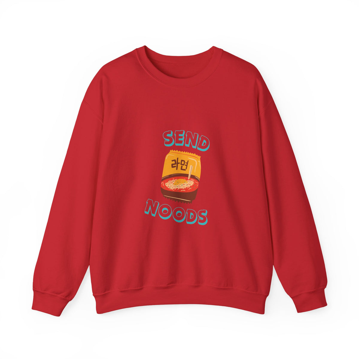 Send Noods Sweatshirt — Cute Ramen Graphic Crewneck