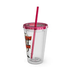 Always Time for True Crime Tumbler with Straw, 16oz