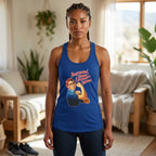 Personalize it! Women's Empowered Women Ideal Racerback Tank