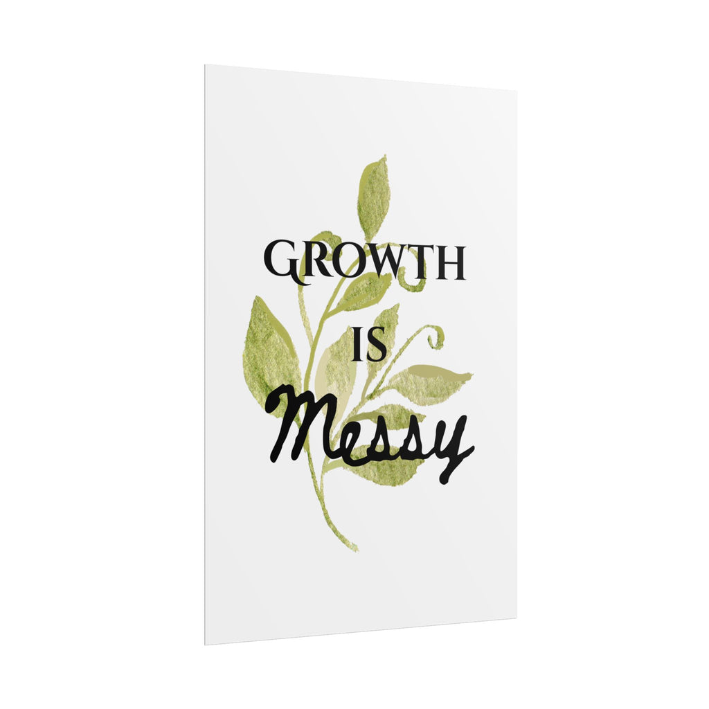 "Growth Is Messy" Botanical Wall Art Print