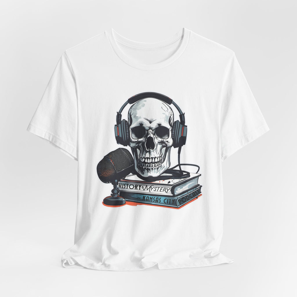 Unisex History & Mystery in Kansas City Podcast Jersey Short Sleeve Tee