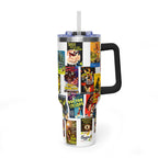 40oz B-Movies Retro Horror Poster Vacuum Tumbler