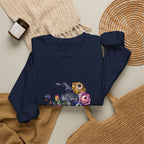 Surreal Raven & Wildflowers Crewneck Sweatshirt