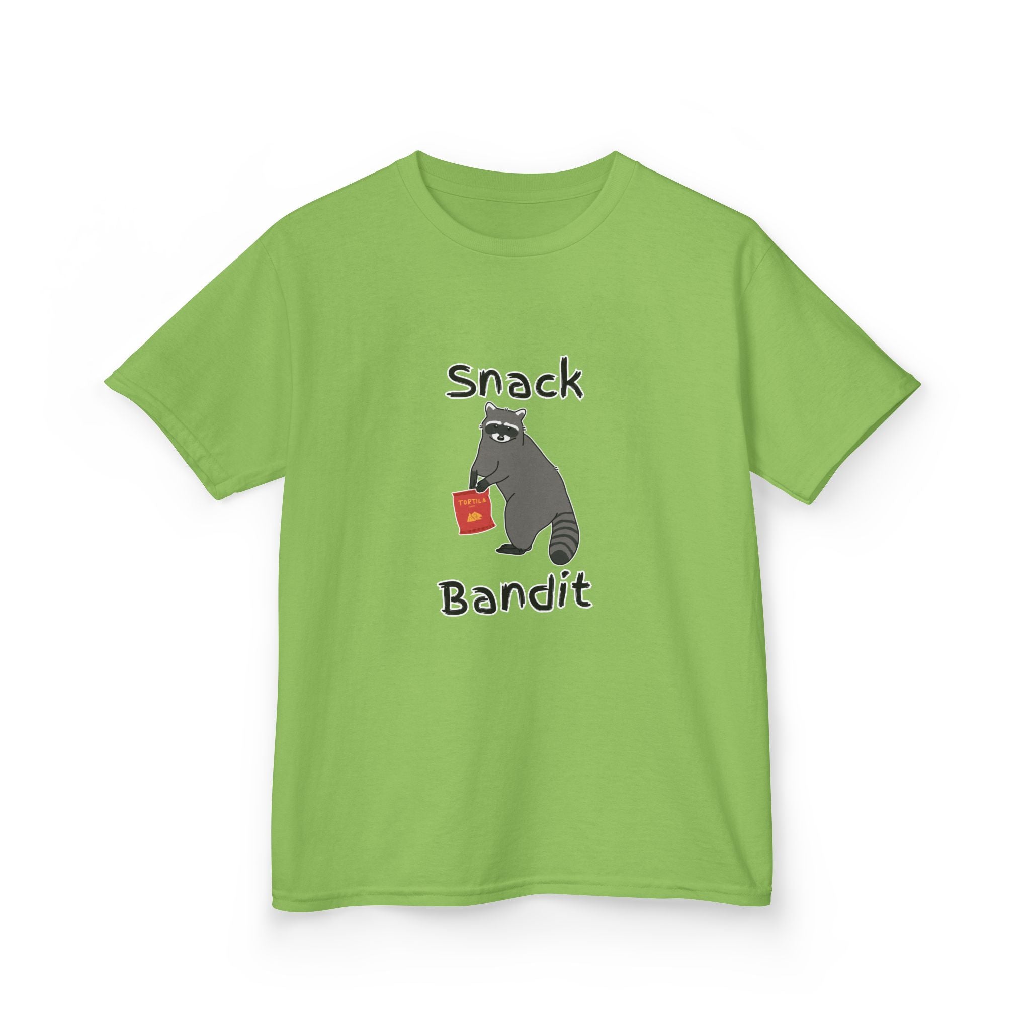 Youth "Snack Bandit" Raccoon Kid Graphic T-Shirt