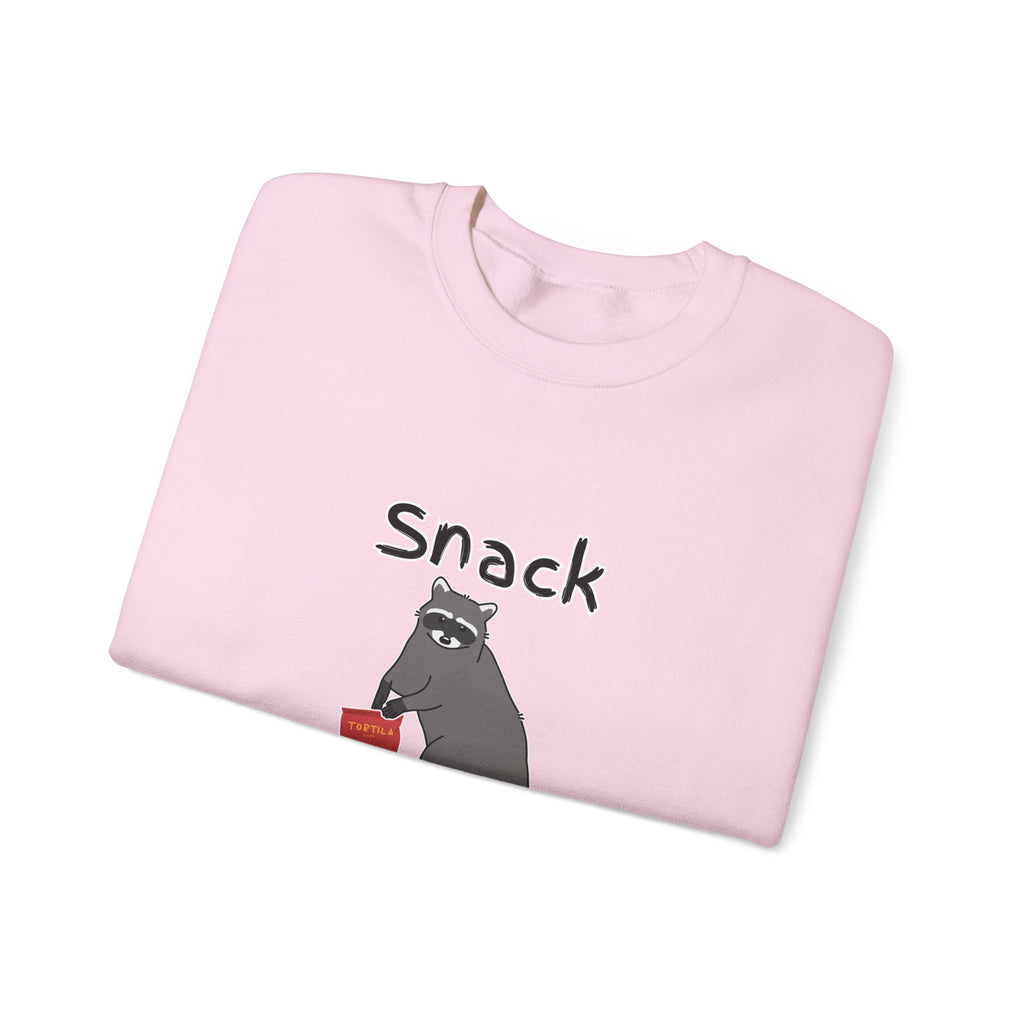 Snack Bandit Sweatshirt — Cute Raccoon Graphic Crewneck