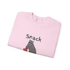 Snack Bandit Sweatshirt — Cute Raccoon Graphic Crewneck