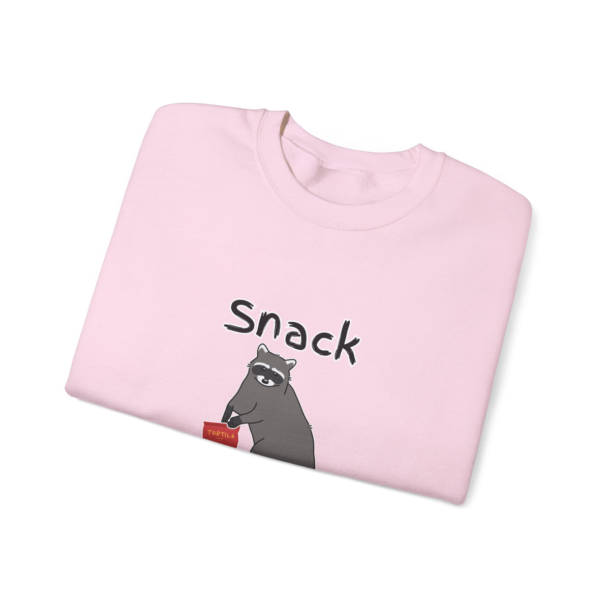 Snack Bandit Sweatshirt — Cute Raccoon Graphic Crewneck