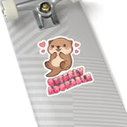 Otterly Adorable Kiss-Cut Sticker