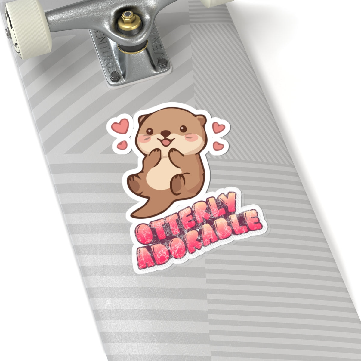 Otterly Adorable Kiss-Cut Sticker