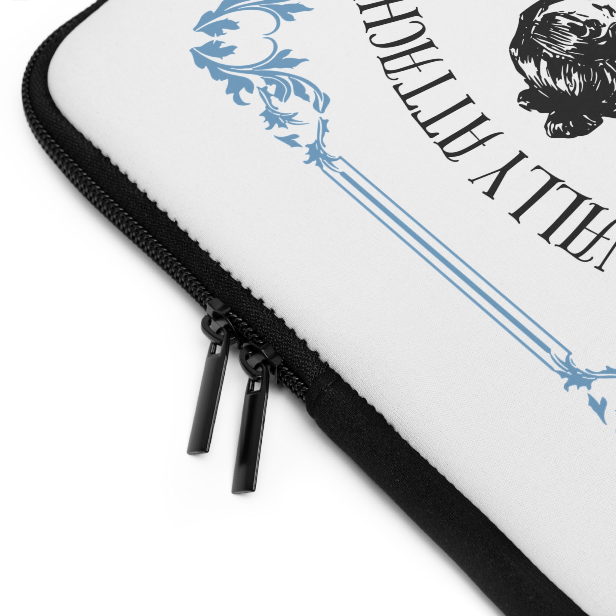 Emotionally Attiched to Fiction Laptop Sleeve – Vintage Reader Design