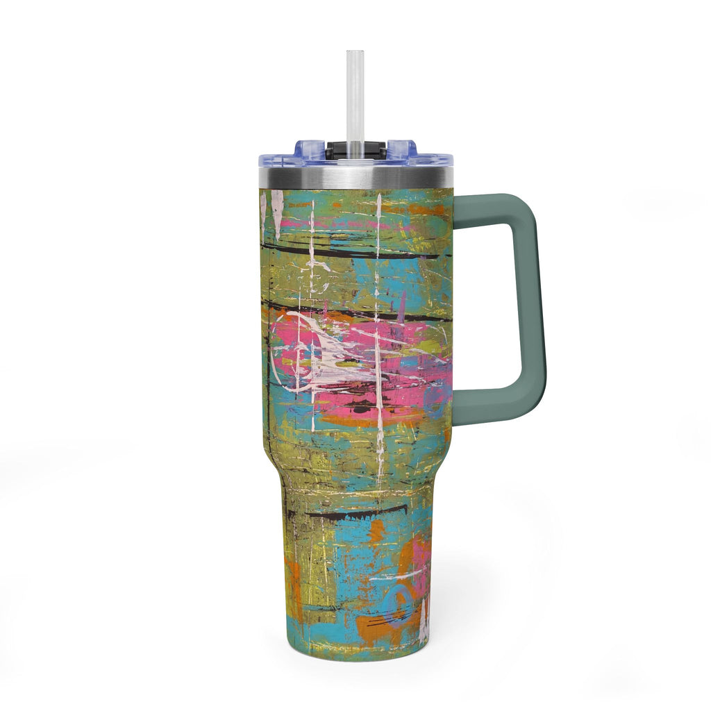 40oz Vacuum Tumbler — 1980's Puke