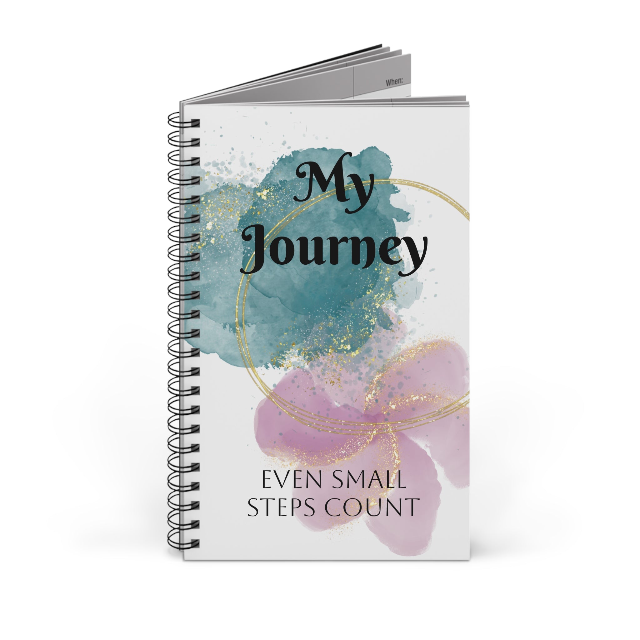 Personalize it! My Journey Spiral Journal