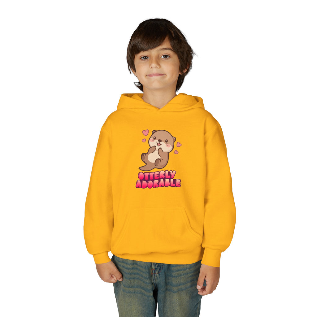 Youth Otterly Adorable Heavy Blend Hooded Sweatshirt