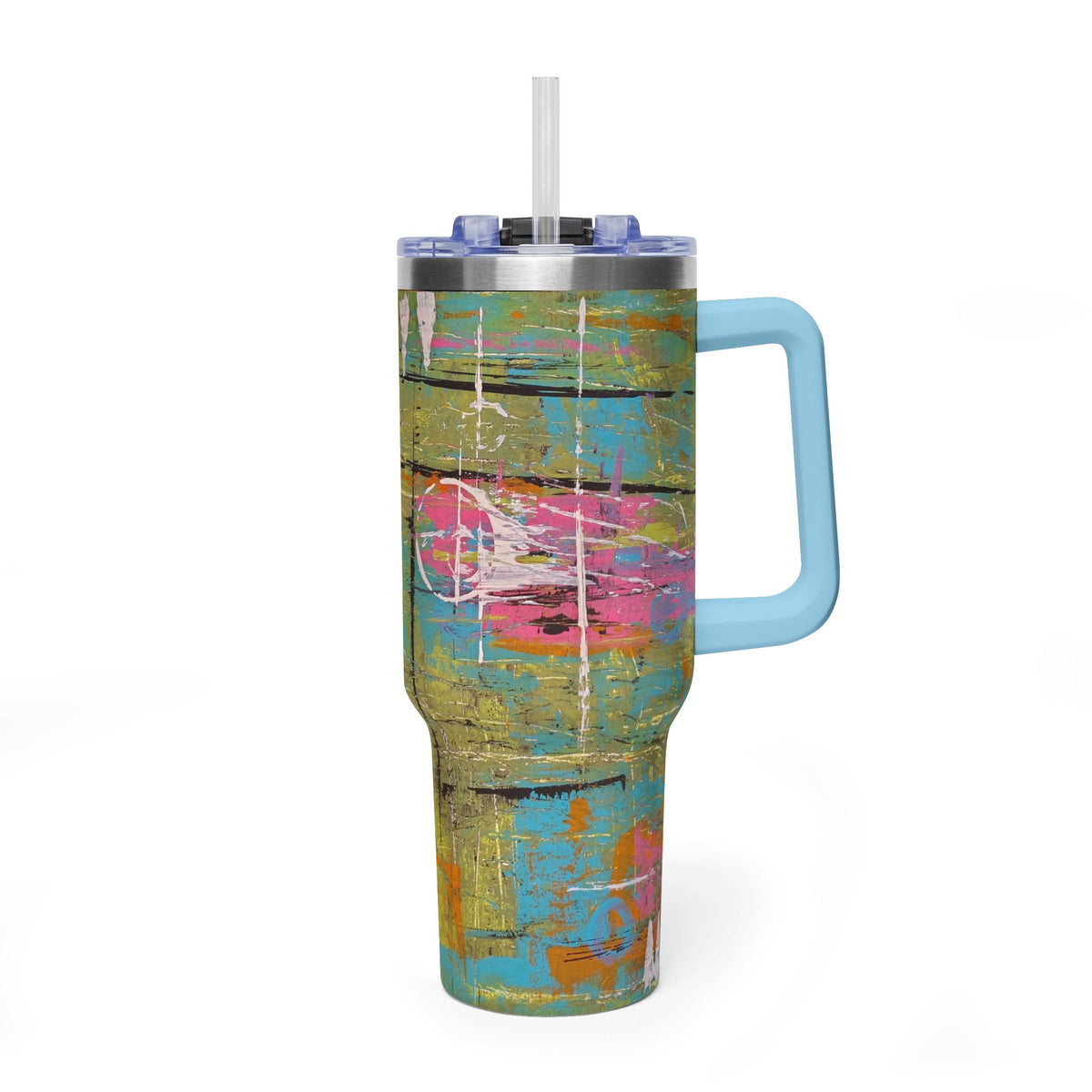 40oz Vacuum Tumbler — 1980's Puke