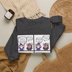 Comic D&D Sweatshirt — Cute Panel Cartoon Crewneck