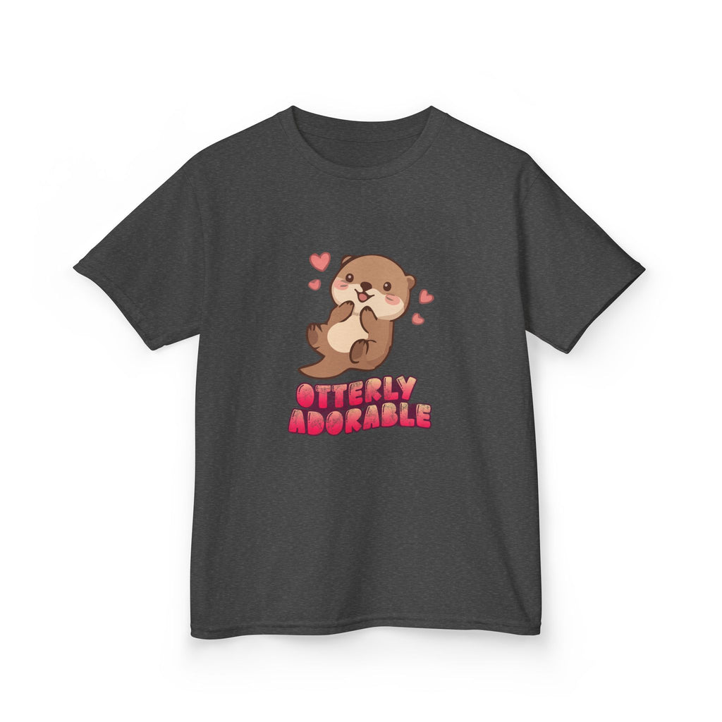 Kids Tee "Otterly Adorable" Heart Graphic Tee