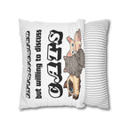 Introverted But Willing to Discuss Cats Pillowcase