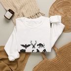 Crewneck Sweatshirt — "Emotionally Supported by Cryptids" Graphic
