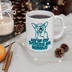 Blue Neurodiversity Awareness Ceramic Mug – 'All of My Systems Are Nervous'  (11oz, 15oz)