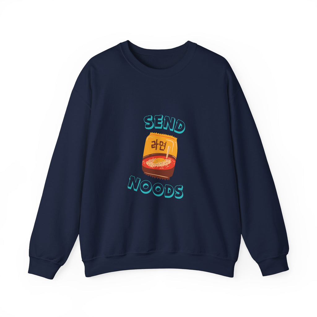 Send Noods Sweatshirt — Cute Ramen Graphic Crewneck