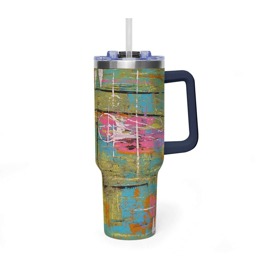 40oz Vacuum Tumbler — 1980's Puke