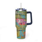 40oz Vacuum Tumbler — 1980's Puke