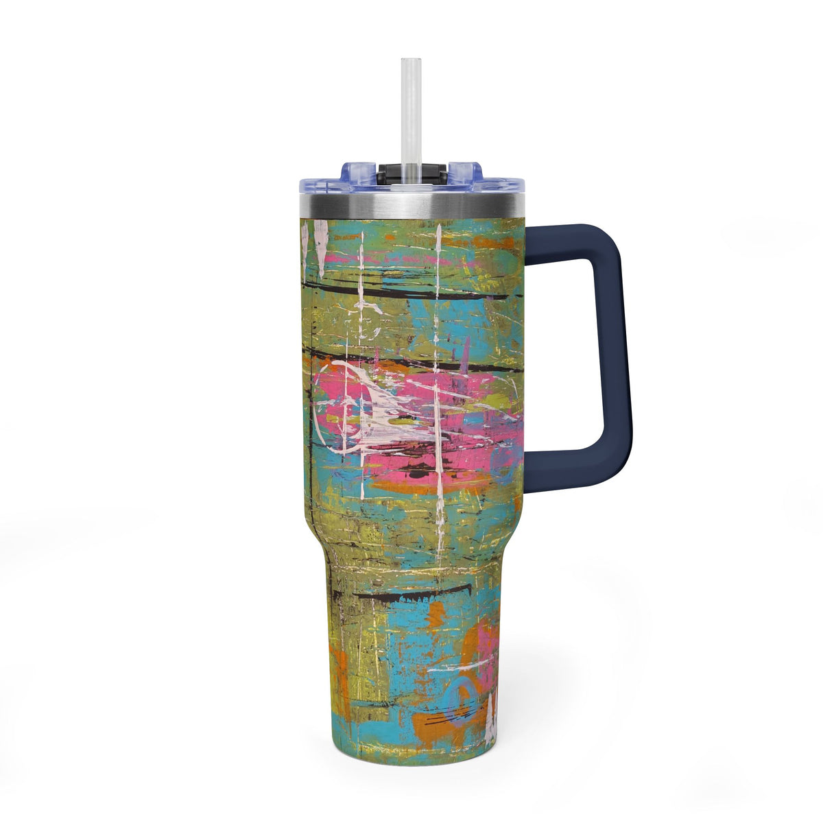 40oz Vacuum Tumbler — 1980's Puke