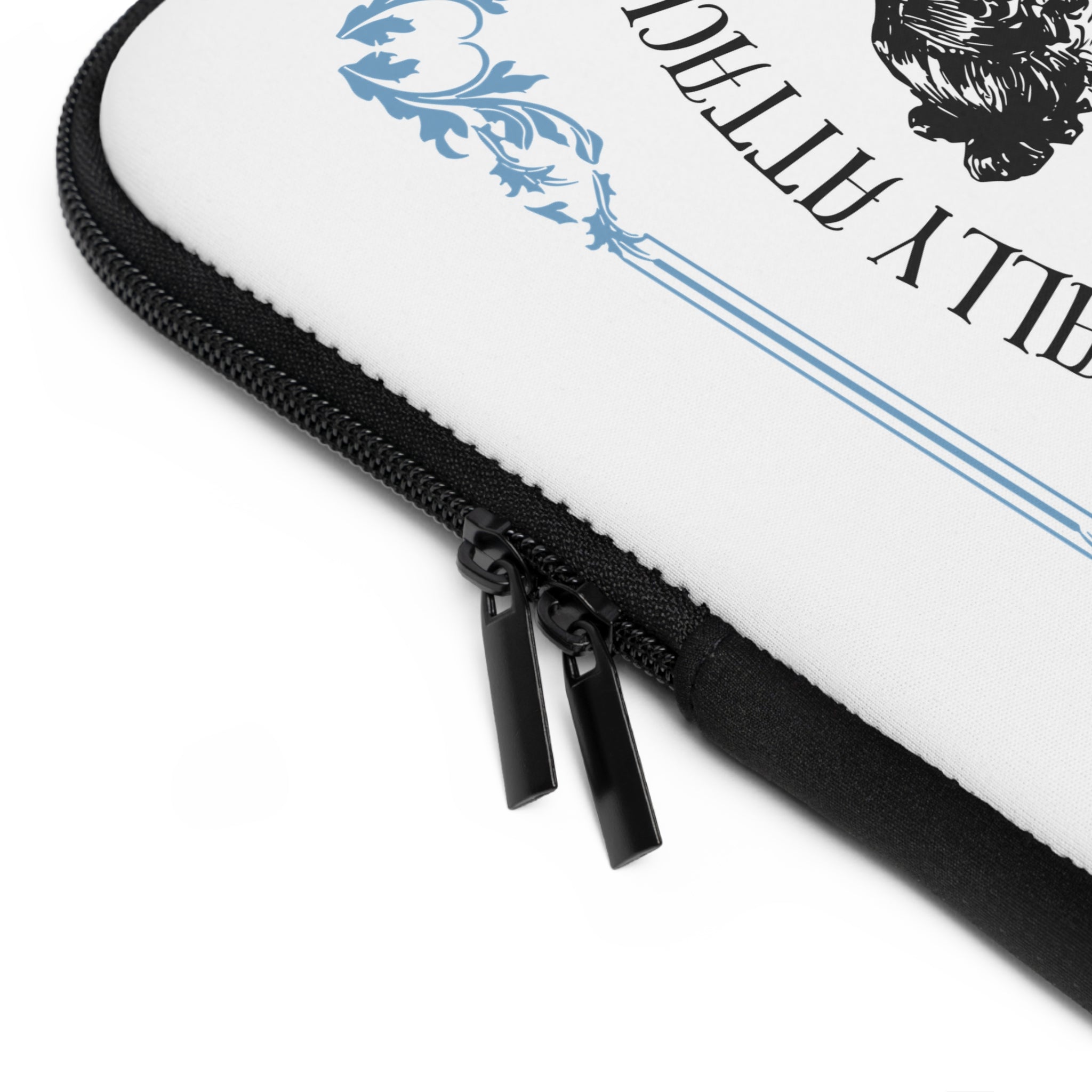 Emotionally Attiched to Fiction Laptop Sleeve – Vintage Reader Design