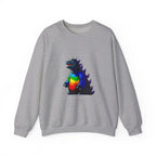 Godzilla Love Rainbow Crewneck Sweatshirt