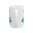 Blue Neurodiversity Awareness Ceramic Mug – 'All of My Systems Are Nervous'  (11oz, 15oz)