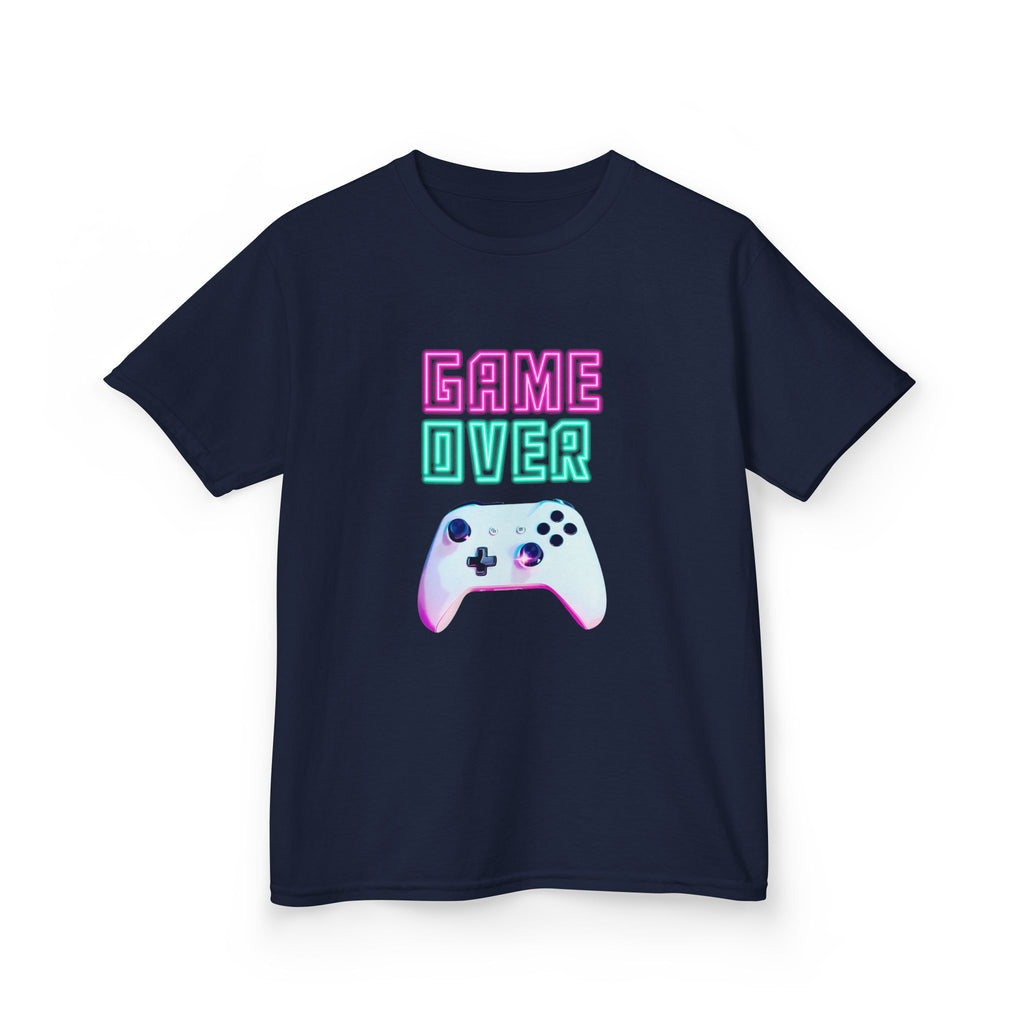 Game Over Kids T-Shirt Pastel Gamer Controller Tee