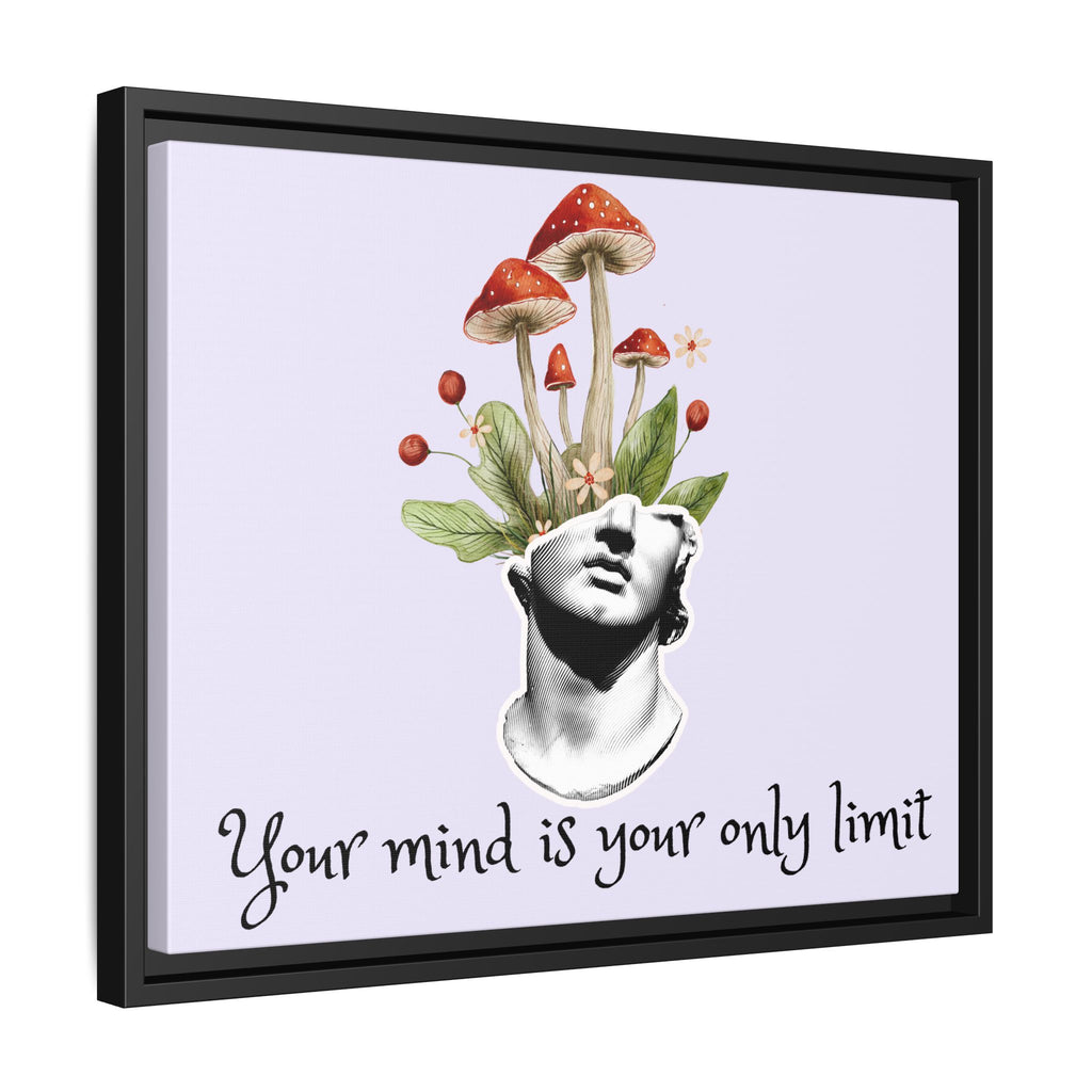 Personalize it! "Your Mind is Your Only Limit" Framed Canvas Wall Art