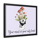Personalize it! "Your Mind is Your Only Limit" Framed Canvas Wall Art