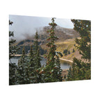 Colorado Mountain Lake Landscape — Scenic Nature Wall Art Rolled Poster