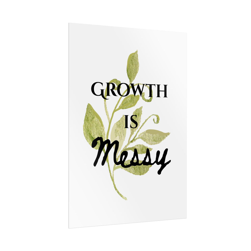 "Growth Is Messy" Botanical Wall Art Print