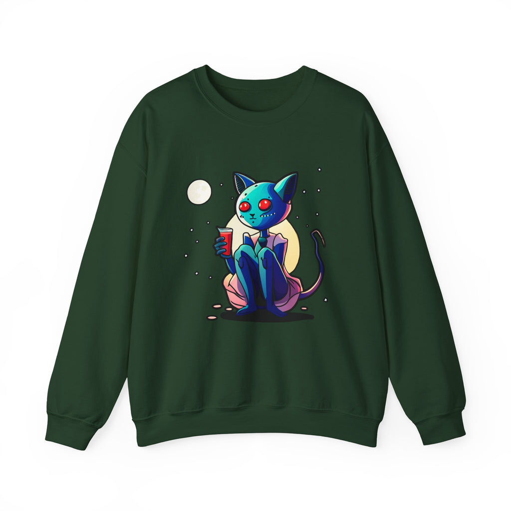 Alien Cat Crewneck Sweatshirt