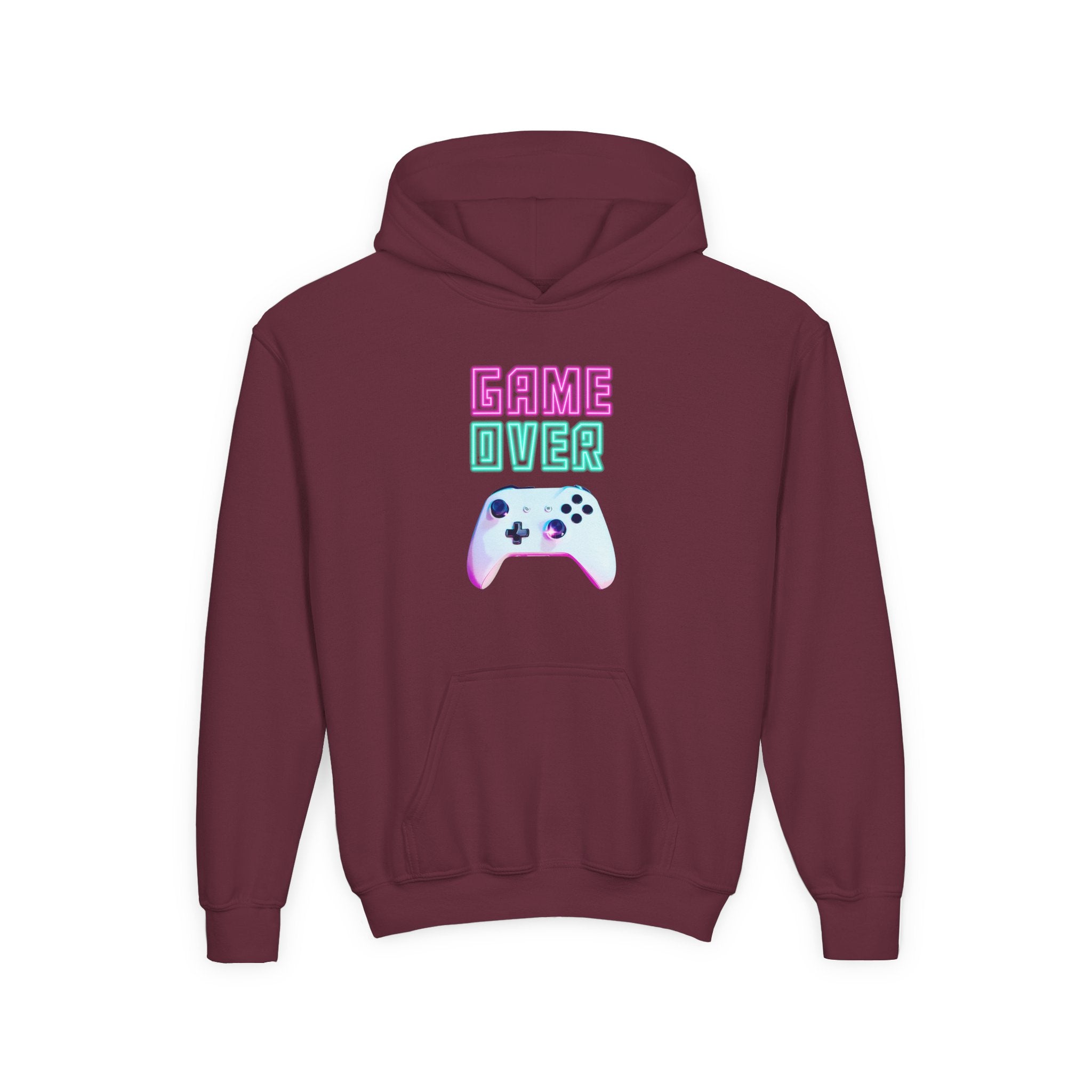 Youth  Game Over Heavy Blend Hooded Sweatshirt