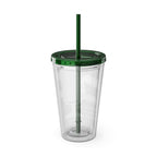 Always Time for True Crime Tumbler with Straw, 16oz