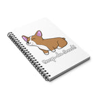 Corgi "Boop-da-Snoot" Spiral Journal — Cute Dog Notebook for Notes & Gifts