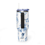 40oz Girly Western Floral Tumbler