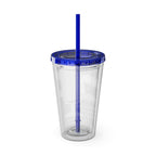 Always Time for True Crime Tumbler with Straw, 16oz
