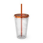 Always Time for True Crime Tumbler with Straw, 16oz
