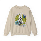 Crewneck Sweatshirt — Emotionally Unavailable & Thriving Retro Floral Graphic
