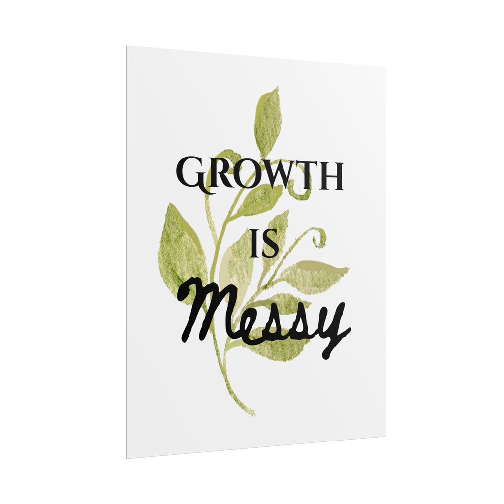 "Growth Is Messy" Botanical Wall Art Print