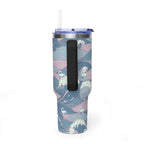 Nessie Waves 40oz Vacuum Tumbler — Insulated Travel Mug