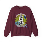 Crewneck Sweatshirt — Emotionally Unavailable & Thriving Retro Floral Graphic