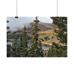 Colorado Mountain Lake Landscape — Scenic Nature Wall Art Rolled Poster